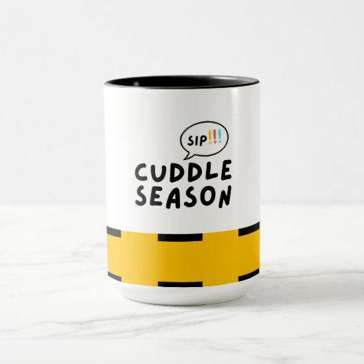 Knuffelseizoen Mok (uitroeptekens) (Midden)