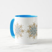 Knuffelseizoen Snowflake Mok (Voorkant links)
