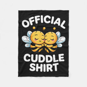 Knuffelshirt Malse Bijen Grappig Knus Koppel Fleece Deken