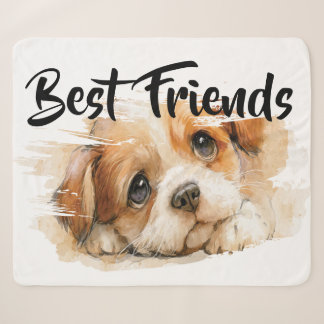 Knuffelvriend Beste Vrienden Sherpa Deken
