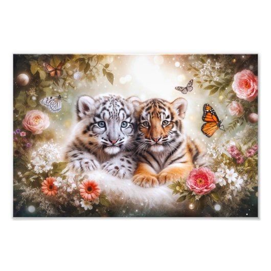Knuffelwelpen print foto afdruk (Voorkant)