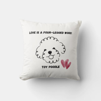 knuffelzak met Toy Poodle Kussen