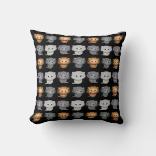 Knuffige Fluffy Kittens Patroon Kussen