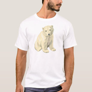Knuffige ijsbeer t-shirt