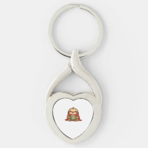 Knuffige Kerstluiaard met Warme Chocolade � Schatt Sleutelhanger