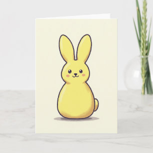 Knuffige Pastel Dieren Kunstkaart Kaart