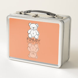 Knuffige Roze Teddybeer Reflectie Doodle Aangepast