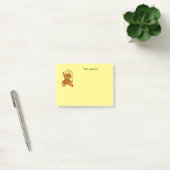Knuffige teddybeer met slaapmuts post-it® notes (Kantoor)