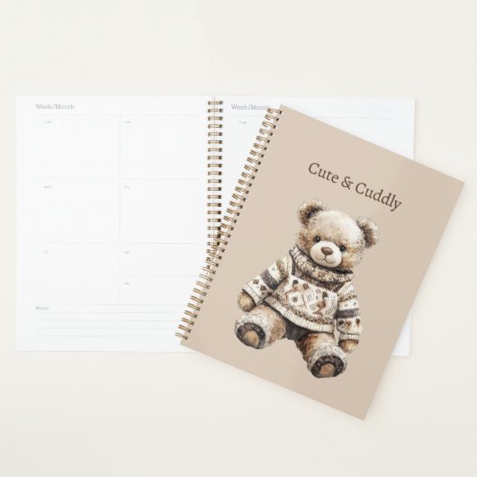 Knuffige teddybeer planner (Display)