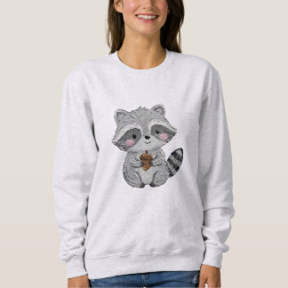 Knuffige Wasbeer Eikel Herfst Knuffel Trui