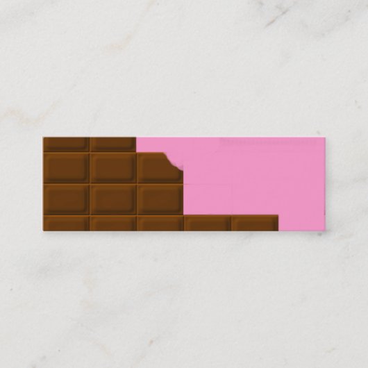 knuppel mini visitekaartje (Voorkant)