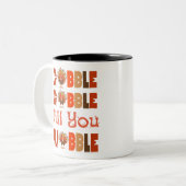 knuppel tweekleurige koffiemok (Voorkant links)