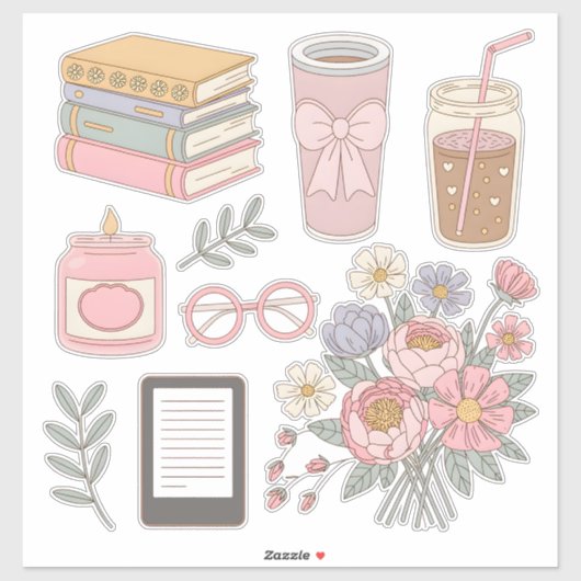 Knus Aesthetic Sticker Pack Digitale Planner Clipa (Vel)