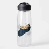 "Knus als een Bug: De Kitten's Croc-slaapje" Waterfles (Voorkant)