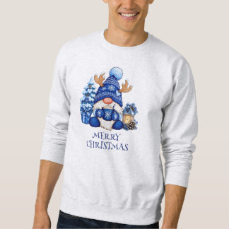 Knus Blaadje Kerstkabouter Hete Chocolade Heren Trui