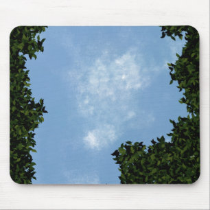 Knus Blauw natuur Muismat
