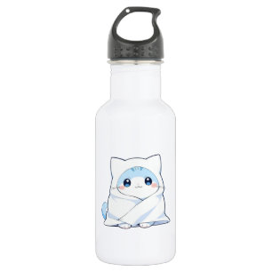 Knus Dekentje Kitten Kawaii Cute Kat Design Waterfles