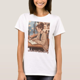 Knus Esthetisch Schrijf Je Eigen Verhaal Journal I T-shirt