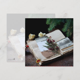 Knus Gezellige Winter Cottagecore Scrapboek Pagina Kaart