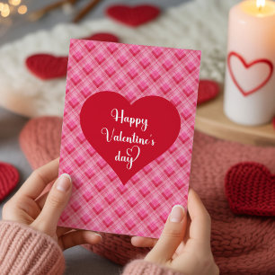 Knus Hartjes Gelukkige Valentijnskaart Feestdagenkaart