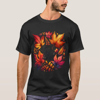 Knus herfst waterverf pompoenen bladeren perfecte t-shirt