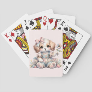 Knus Kawaii Cottagecore Farmcore Hondenstijl Pokerkaarten