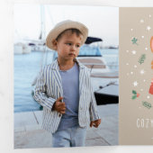 Knus Kerst Corgi Drieluik Wenskaart (Binnenzijde eerst)