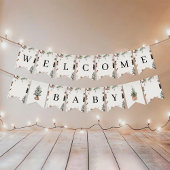 Knus Kerstmis Baby Shower Slinger Banner