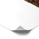 Knus Meisje in Coffee Bean Trui Poster (Hoek)