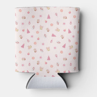 Knus Roze Kerstpatroon Blikjeskoeler