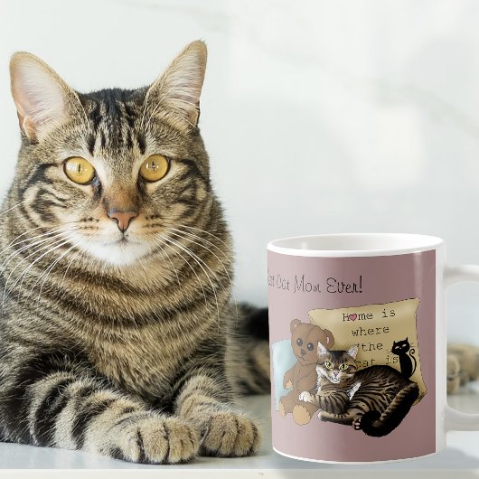 Knus Tabby Roze Moederdag Koffiemok