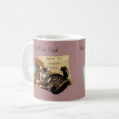 Knus Tabby Roze Moederdag Koffiemok (Voorkant links)