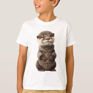 Knus Trui Baby Otter Kinderen T-shirt