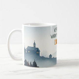 Knus Winterdorp Landschap Kerstmug Koffiemok