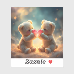 Knusse Metgezellen - Vierkante Vinyl Sticker