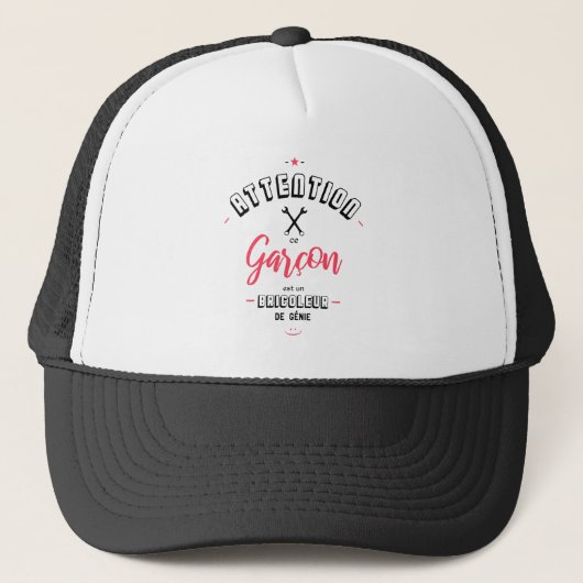 Knutselaar van génie trucker pet (Voorkant)