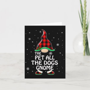Knuuff alle honden Gnome Buffalo geruite familie K Kaart