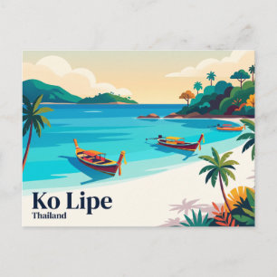 Ko Lipe, Satun, provincie Satun, Thailand Briefkaart
