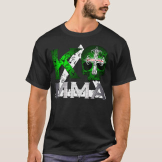 KO MMA Skull en Kombat Kross Dark T T-shirt
