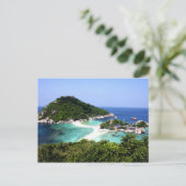 Ko Nang Yuan-eiland in Thailand Briefkaart (Staand voorkant)