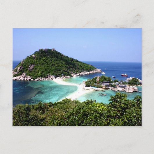 Ko Nang Yuan-eiland in Thailand Briefkaart (Voorkant)