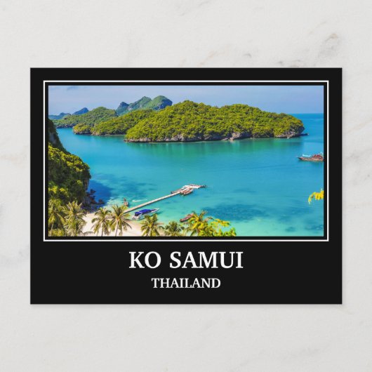 Ko Samui Thailand Briefkaart (Voorkant)