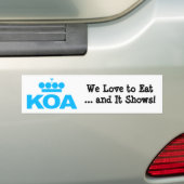 KOA 2012 BUMPERSTICKER (Op auto)
