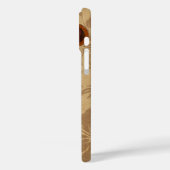 Koa Wood Tiki Sun Faux Wood Surfboard Case-Mate iPhone Case (Achterkant / Links)