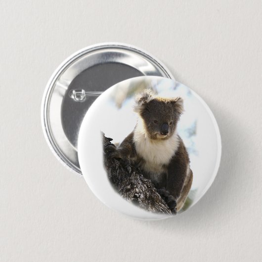 Koala 2 ronde button 5,7 cm (Voorkant /achterkant)