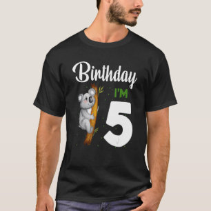 Koala 5-jarig meisje 5 jaar oud Koalas Kinder Bo T-shirt