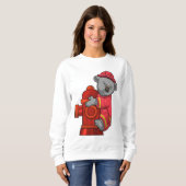 Koala als brandweerman met brandkraan trui (Voorkant volledig)