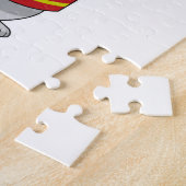 Koala als brandweerman met Helmet Legpuzzel (Zijkant)