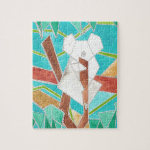 Koala-aquarel kunst legpuzzel