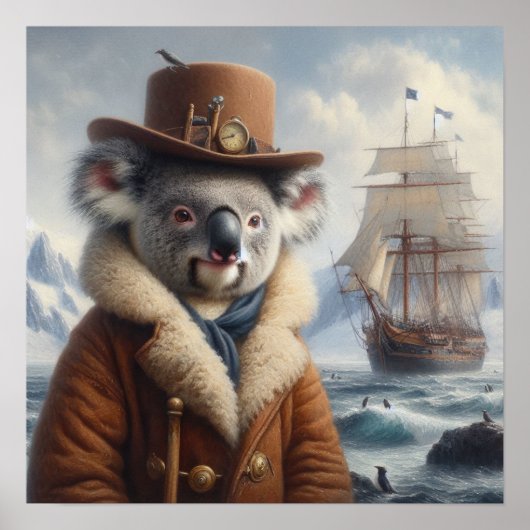 Koala Arctic Explorer Poster (Voorkant)